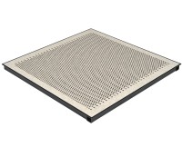 22% perforated steel panel