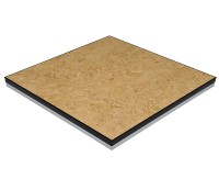 Technical trough panel